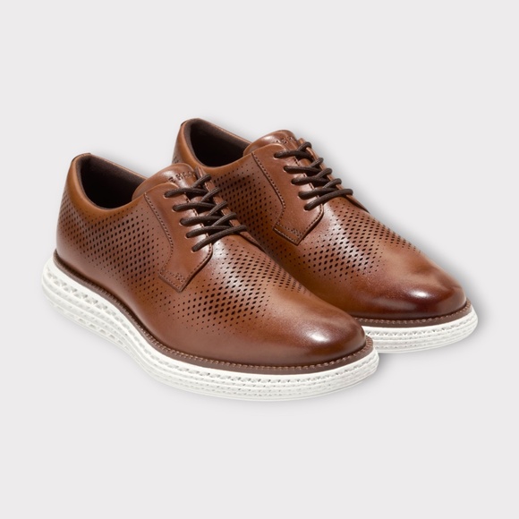 Mens Cole Haan OriginalGrand 2.0 Oxfords, British Tan. C40398